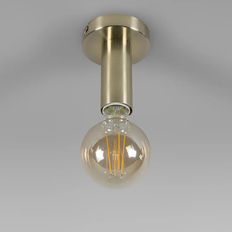 Nowoczesna lampa sufitowa złota - Facil