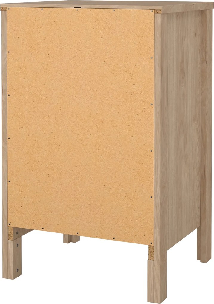 Szafka nocna z 3 szufladami Madrid, jackson hickory