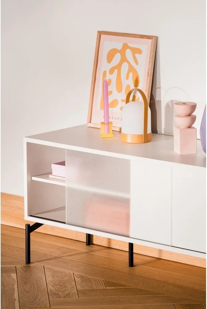 Szarobeżowa szafka pod TV 116x55x42 cm Met Mini – noo.ma