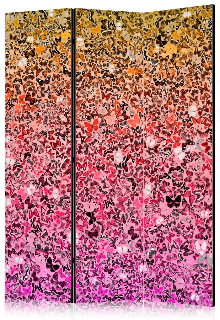 Parawan jednostronny Tła i desenie 135x172 cm 3-częściowy różowy ARTGEIST B