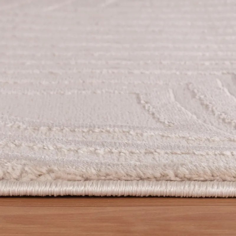 Dywan 3D nowoczesny Sahara Geometria beżowy 80 cm x 150 cm