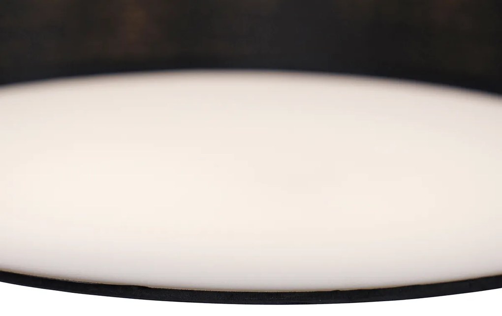 Inteligentna lampa sufitowa czarna 30 cm w tym LED RGB - Taiko Nowoczesny Oswietlenie wewnetrzne