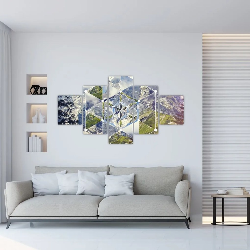 Obraz - Figura geometryczna (125x70 cm)