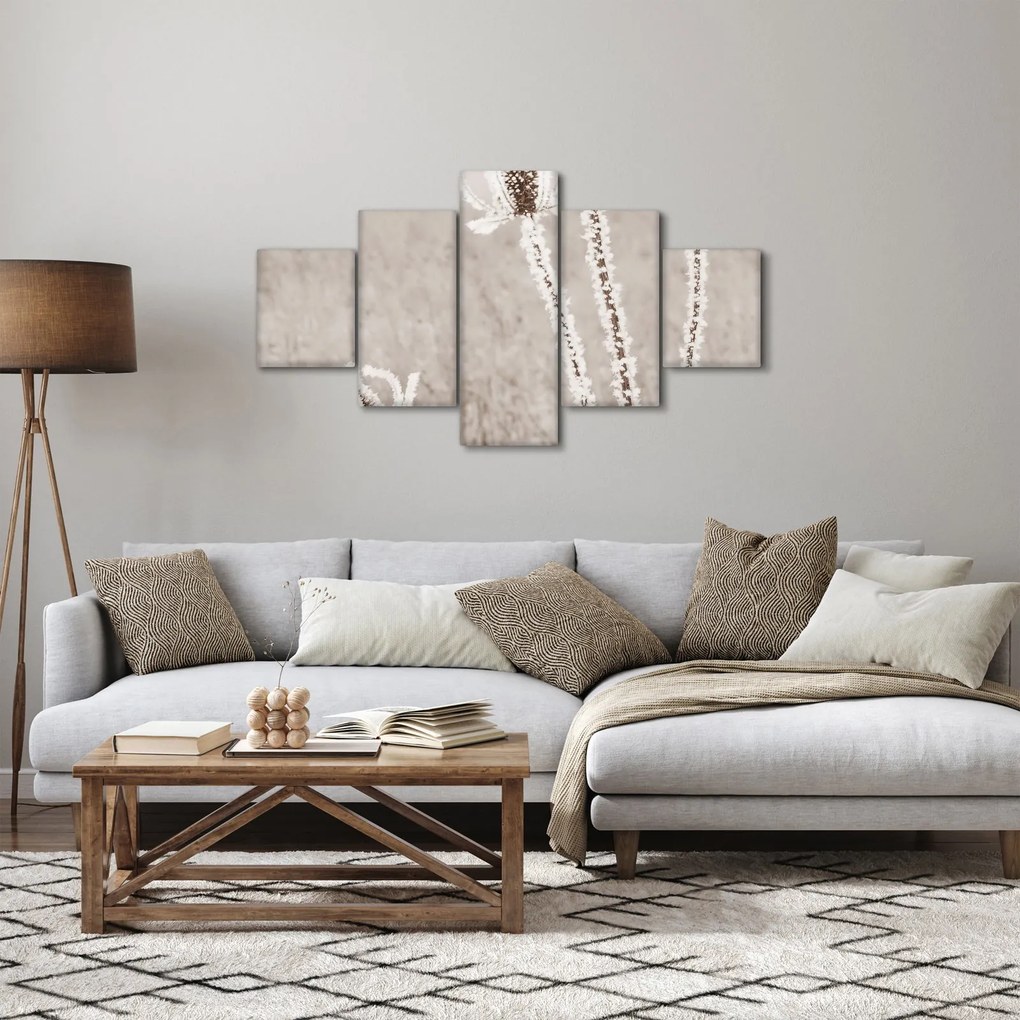 Obraz - Oset w zimie (125x70 cm)