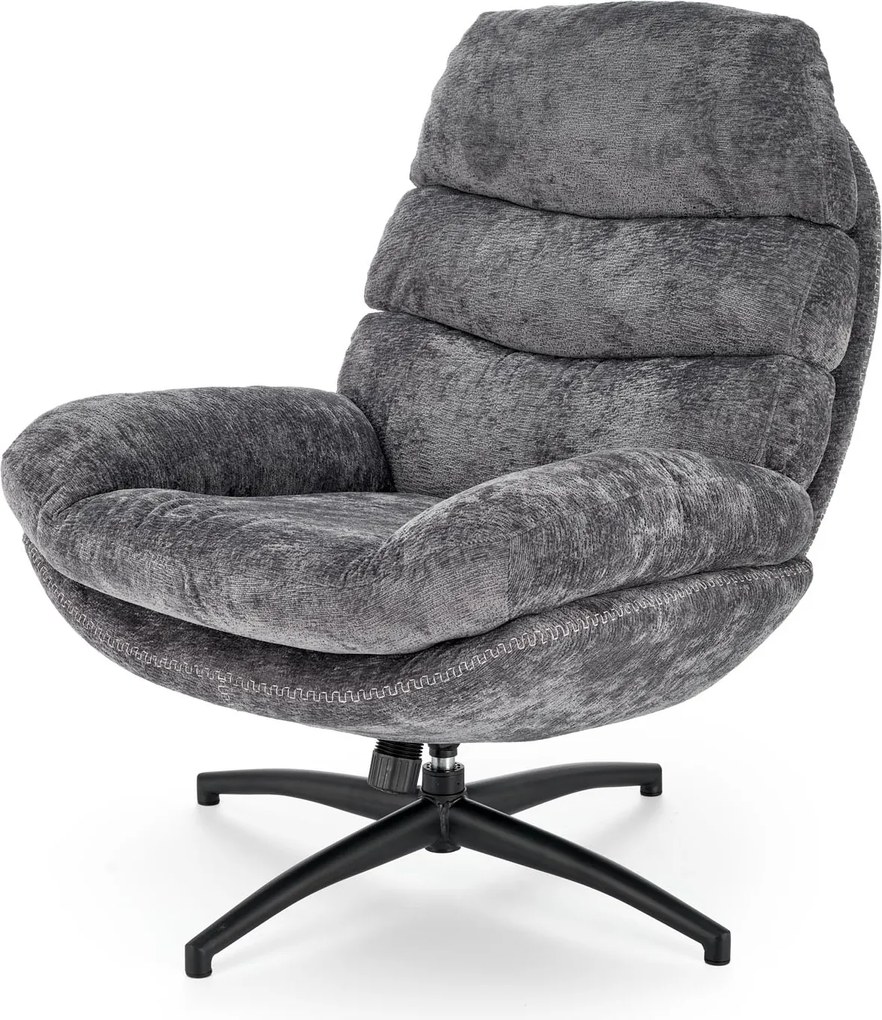 Fotel do salonu z podnóżkiem i funkcją kołyski Dario Halmar