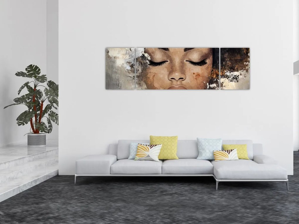 Obraz - Portret kobiety (170x50 cm)
