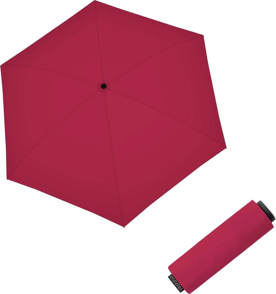 Doppler Fiber Mini Compact Uni Viva Magenta damski składany parasol