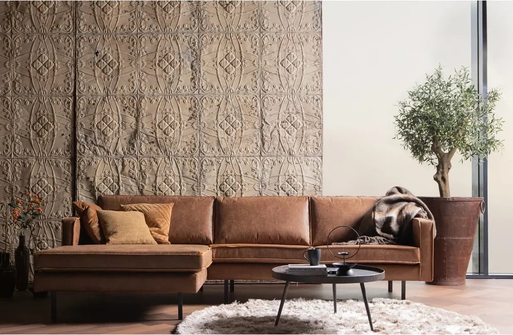 Czarny stolik BePureHome Bounds, ø 76 cm