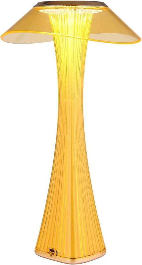 Globo 21025A-LED Ściemniana ładowalna lampa stołowa AMBRA LED/2,5W/3,7V 2700K/4500K/6500K złoty