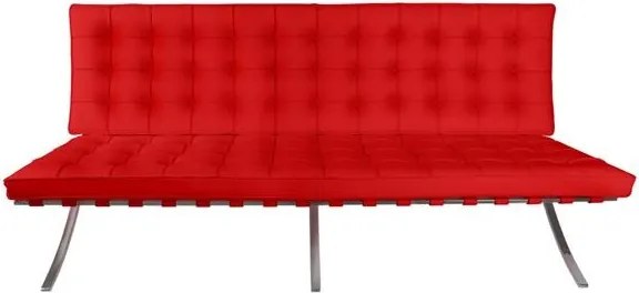 Sofa dwuosobowa BA2 insp. Barcelona skóra naturalna