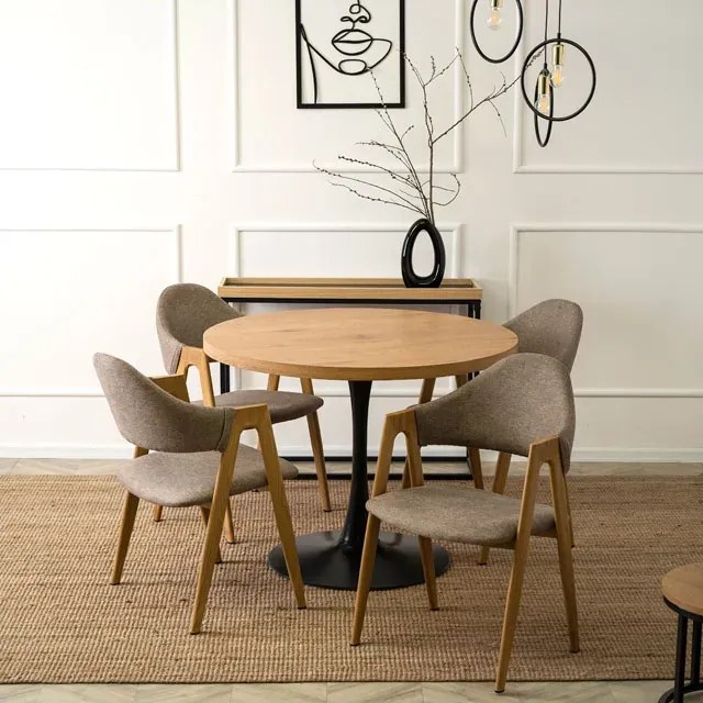 Czarne nowoczesne krzesło do stołu - Sigo