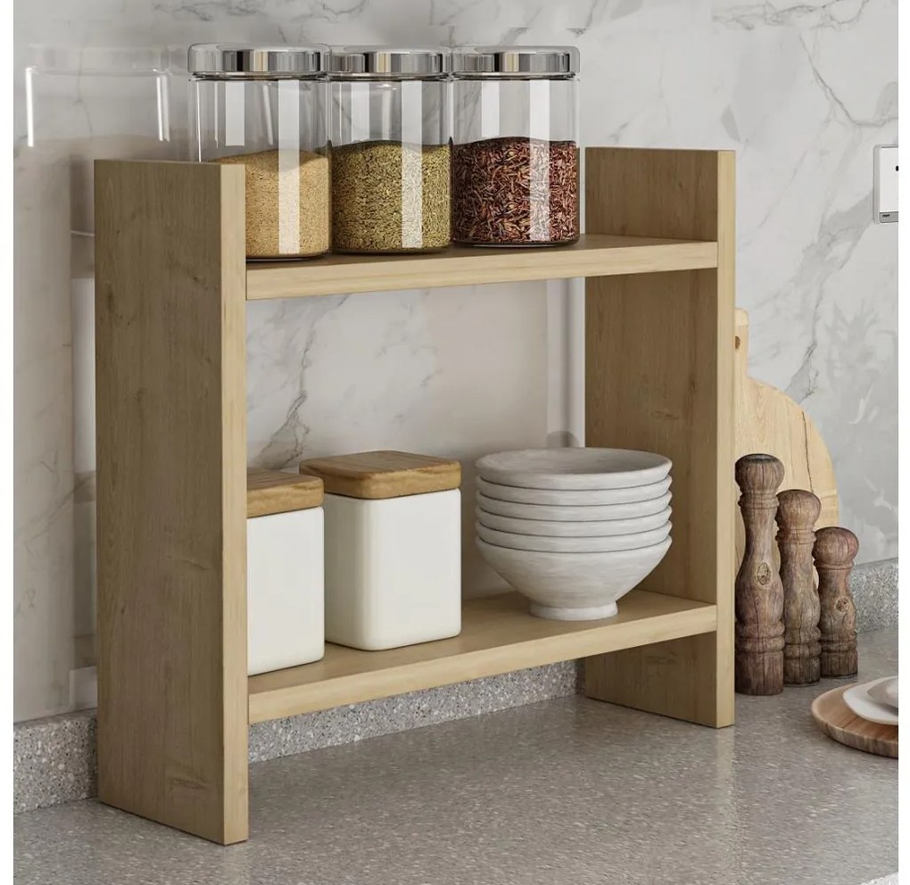 Półka KOREN brązowa