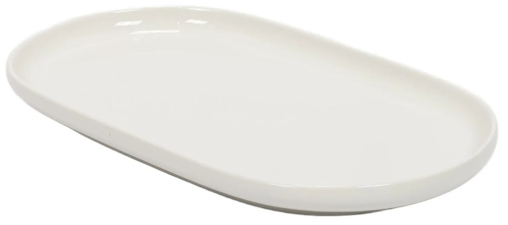 Talerz na ciasto porcelanowy NORA, 30 x 18 cm
