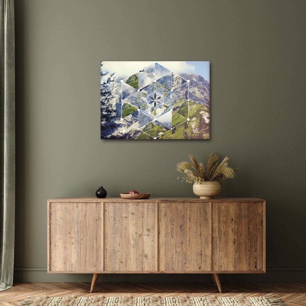 Obraz - Figura geometryczna (70x50 cm)