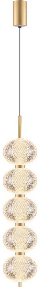 Zuma Line 003064-034756 - LED Żyrandol na przewodzie GALATEA LED/30W/230V złoty