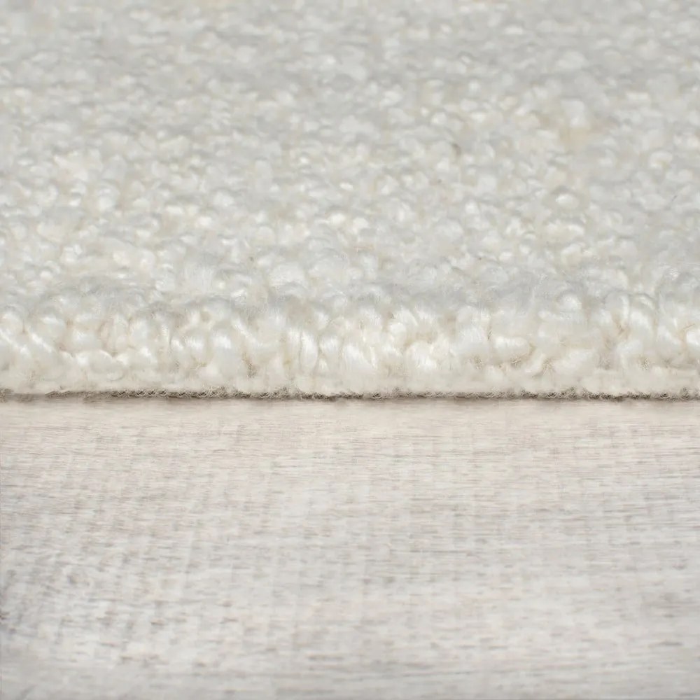 Kremowy dywan z mieszanki wełny tkany ręcznie 120x170 cm Astera Linear – Flair Rugs