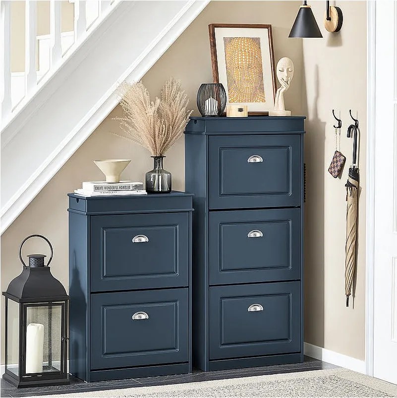 SoBuy Szafka na buty z 3 drzwiami FSR94-B