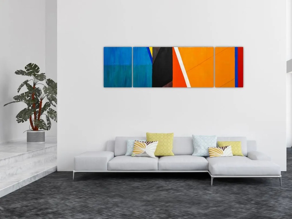 Obraz - Geometria (170x50 cm)