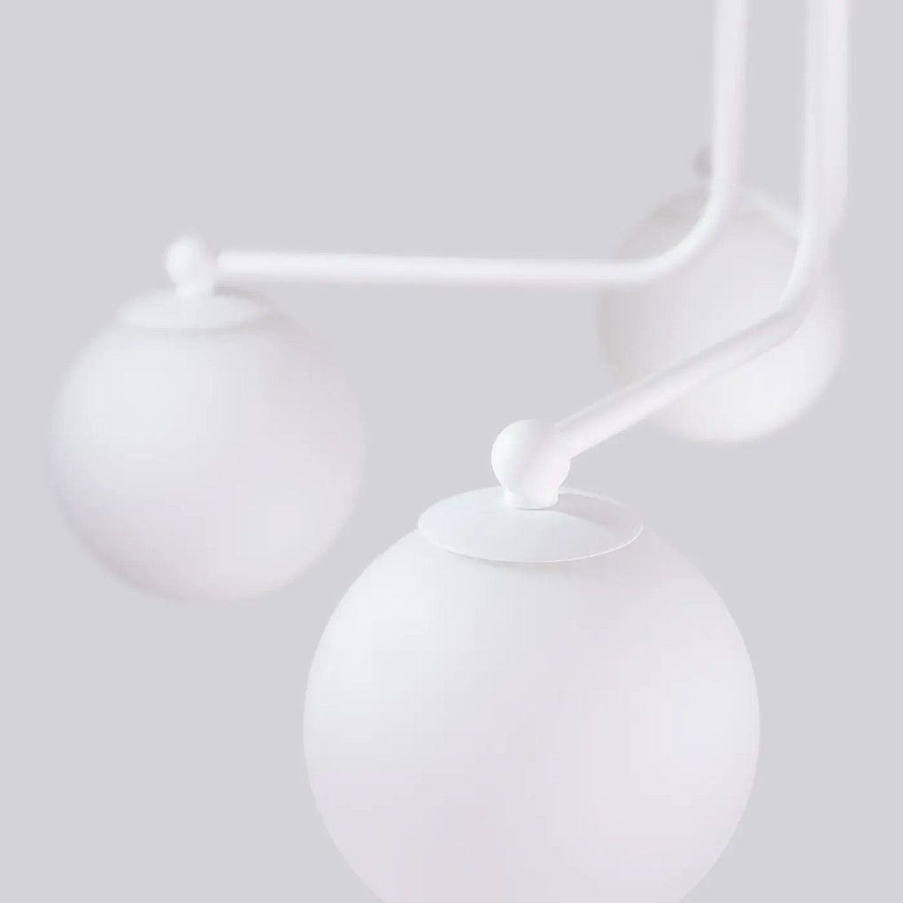 Żyrandol ASTRAL 5 biały SOLLUX LIGHTING