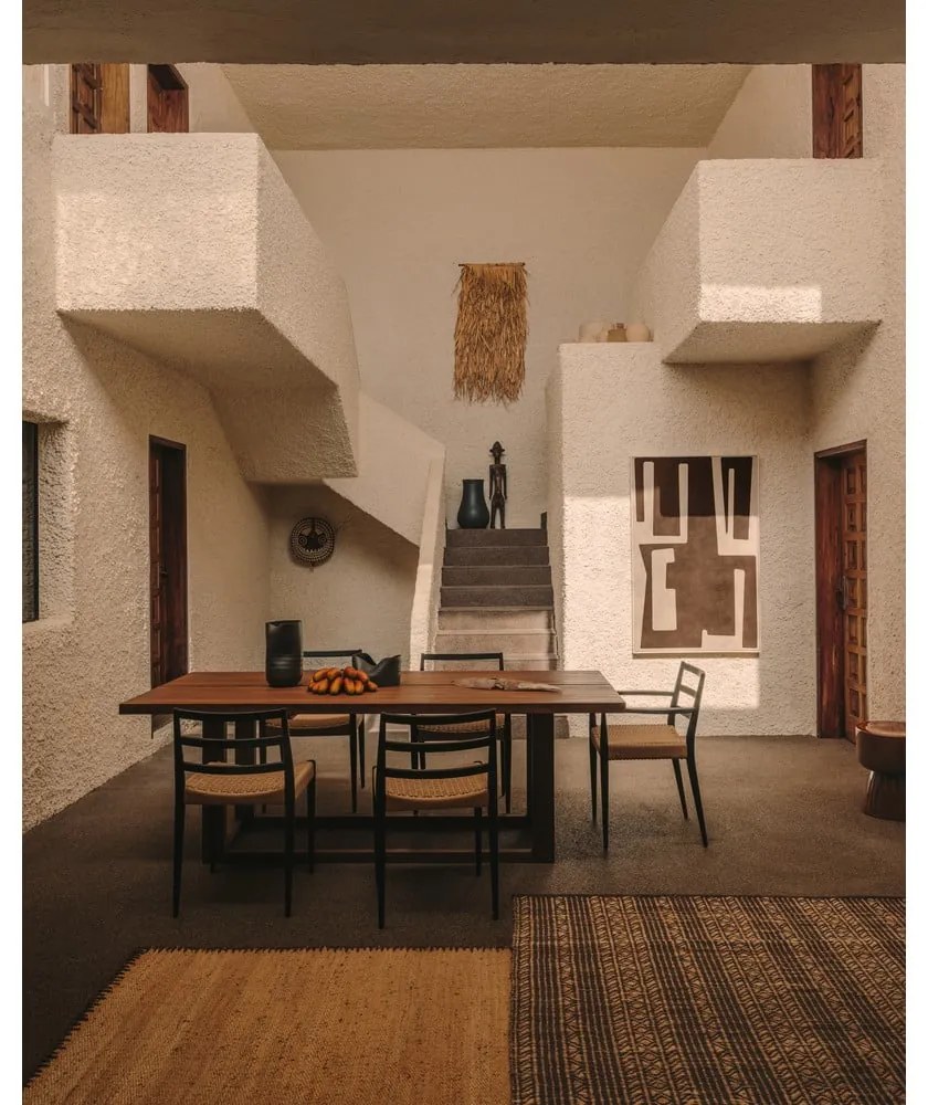 Stół z litego drewna tekowego 100x220 cm Sashi – Kave Home