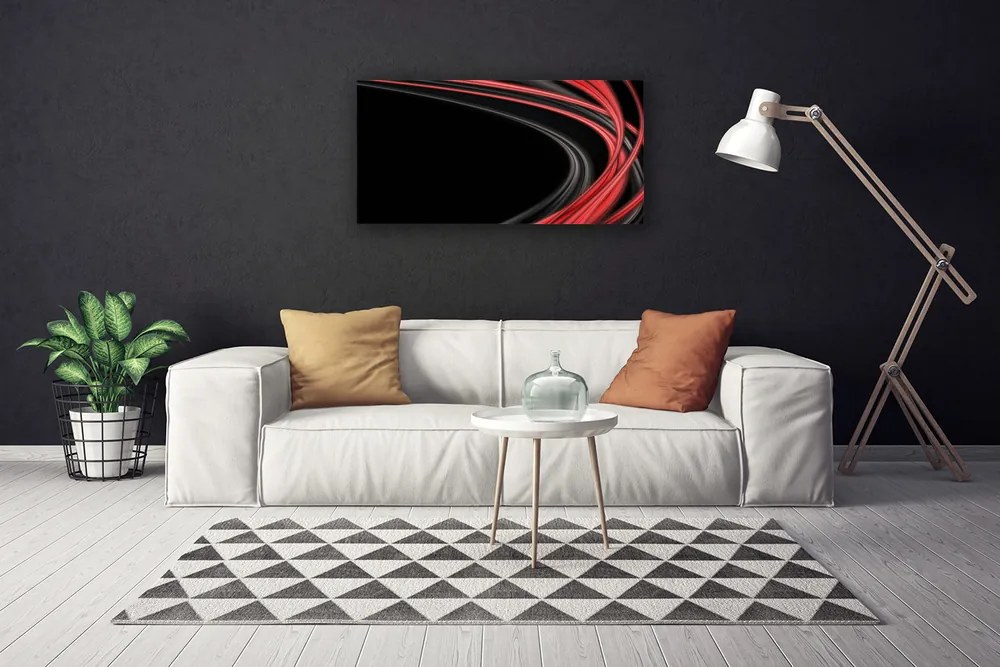 Obraz drukowany na płótnie Geometryczny Porządek Barw