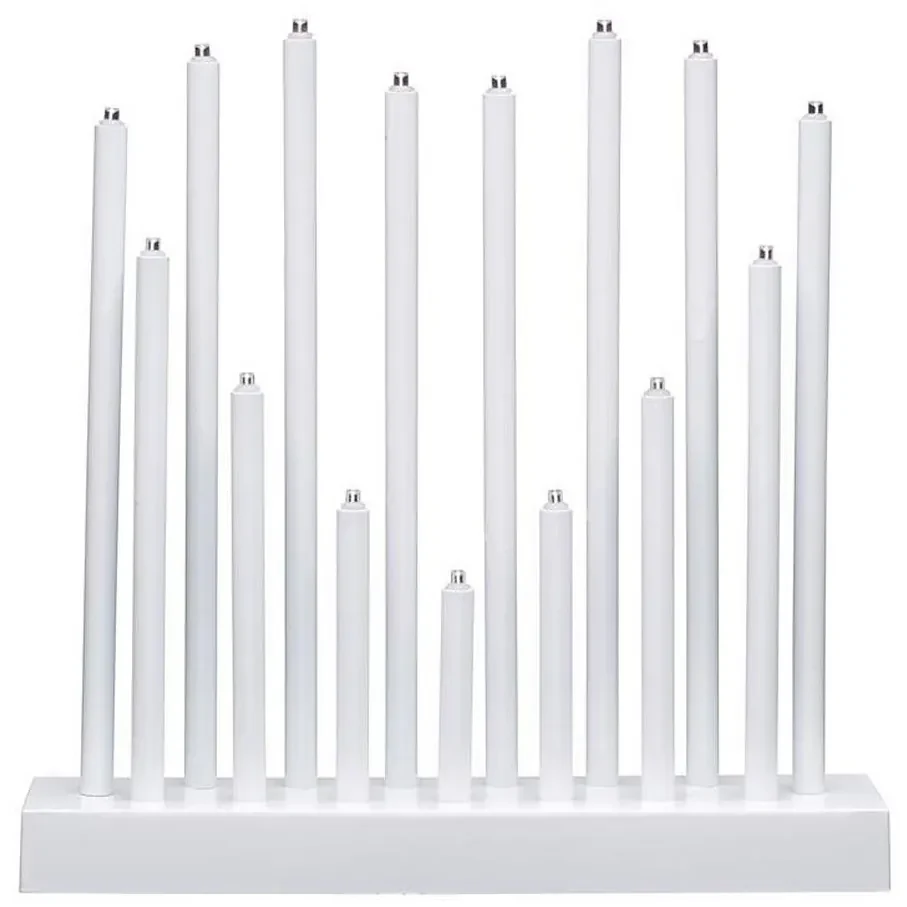 Markslöjd 702639 - LED Świecznik bożonarodzeniowy ROMANS LED/0,9W/3xAA biały