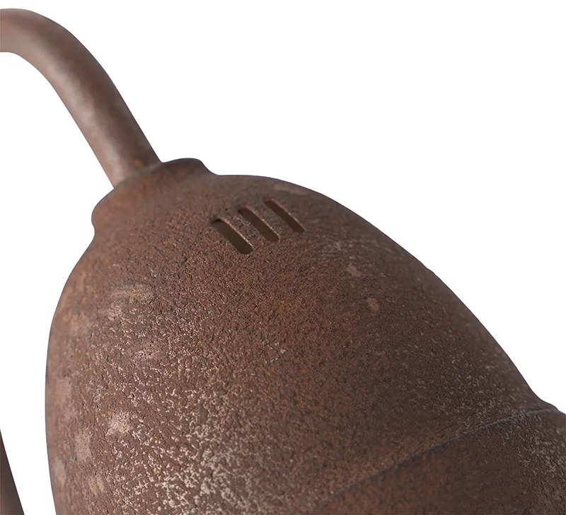 Rustykalna lampa stołowa rdzawobrązowa - Rax Rustykalny / Vintage Oswietlenie wewnetrzne