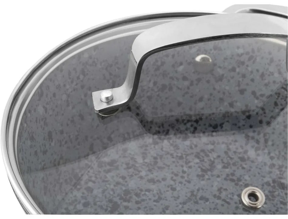 Lamart LT1254 rondel z pokrywką Granit, średnica24 cm