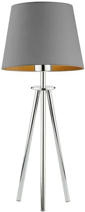 Lampka nocna trójnóg na chromowanym stelażu - P9-F93