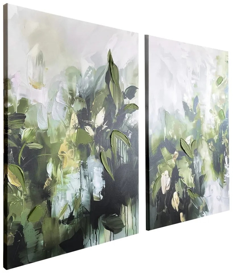 Obrazy z ręcznie malowanymi elementami zestaw 2 szt. 50x70 cm Myrtle – Styler