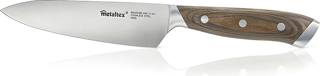 Sztylet Szefa HERITAGE Metaltex 15 cm Drewno Pakka Stal nierdzewna Molibdenowo-wanadowa