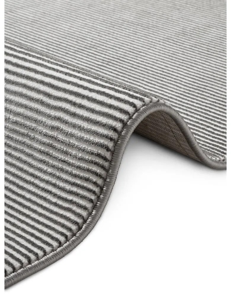 Antracytowo-kremowy chodnik 80x240 cm Perles Dolomite – Elle Decoration