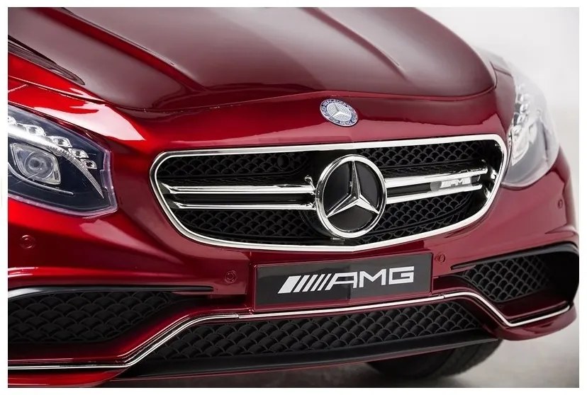 Auto na akumulator mercedes s63 czerwony lakierowany