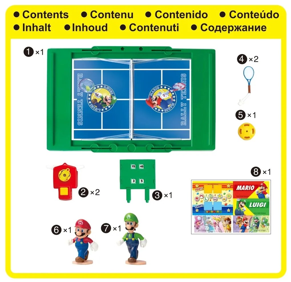 Epoch Super Mario Gra Planszowa Tenis