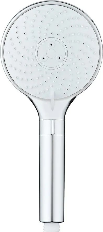 Plastikowa słuchawka prysznicowa w kolorze srebra z połyskiem ø 12 cm Water Saving – Wenko