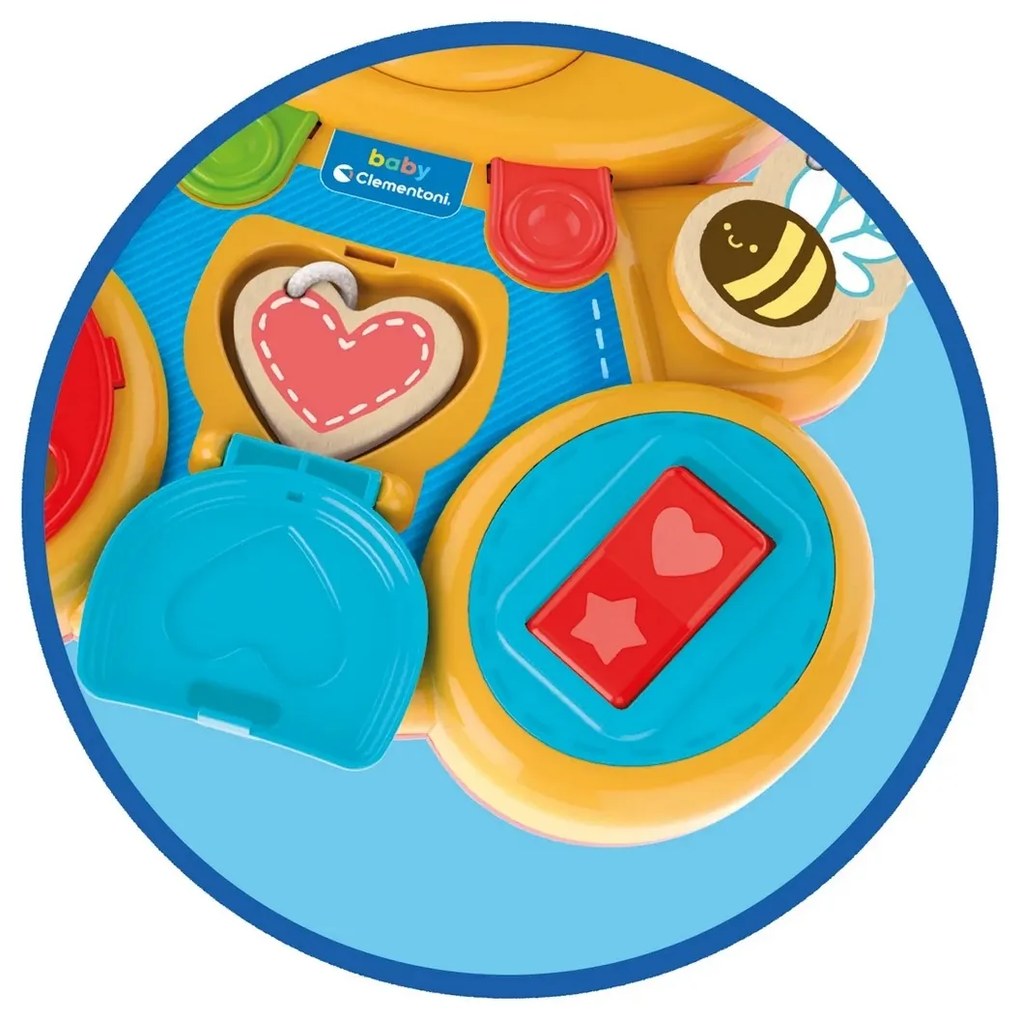 Clementoni Montessori Dydaktyczny miś, 29 x 35 x 5,5 cm