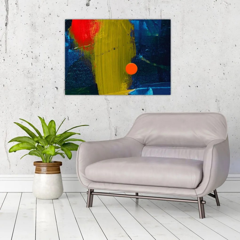 Obraz na szkle - kolorowy obraz (70x50 cm)