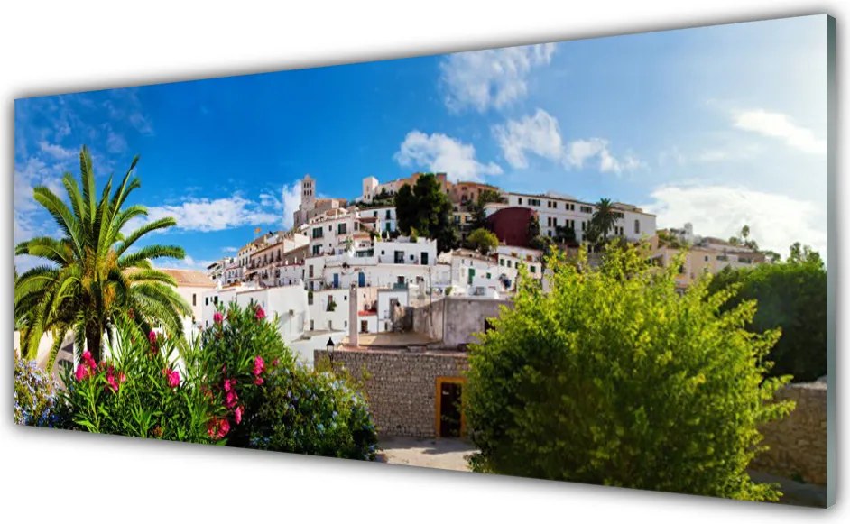 Panel nad blat kuchenny Tropikalna Metropolia pod Palmami