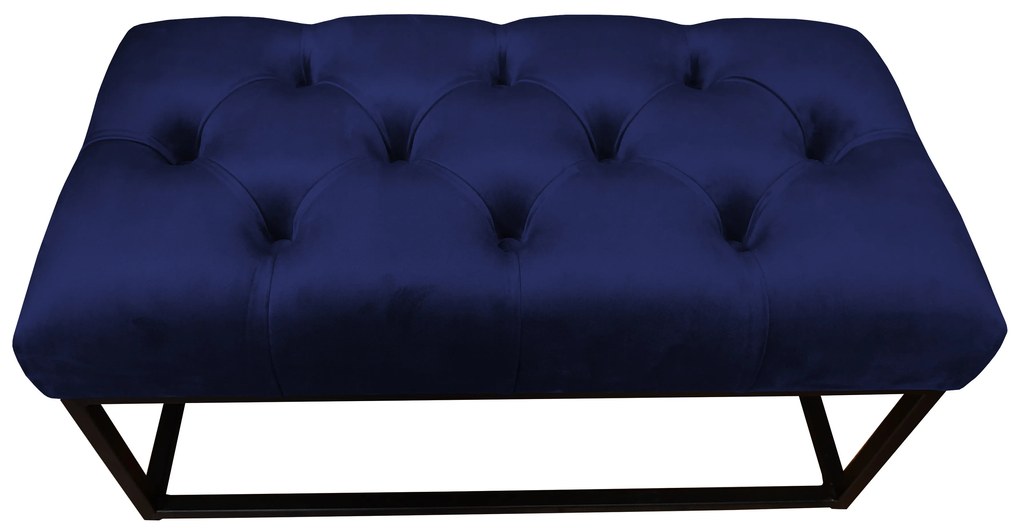 Ławka CHESTERFIELD LOFT MG16 pufa podnóżek metal