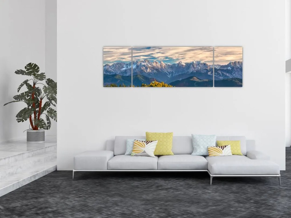 Obraz - panorama górska (170x50 cm)
