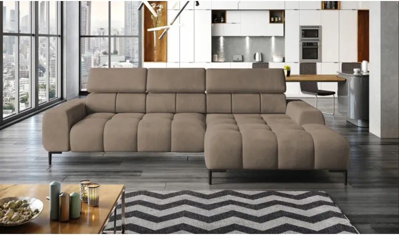 Narożnik PLAZA Mini Prawostronny w tkaninie Salvador 03 WERSAL