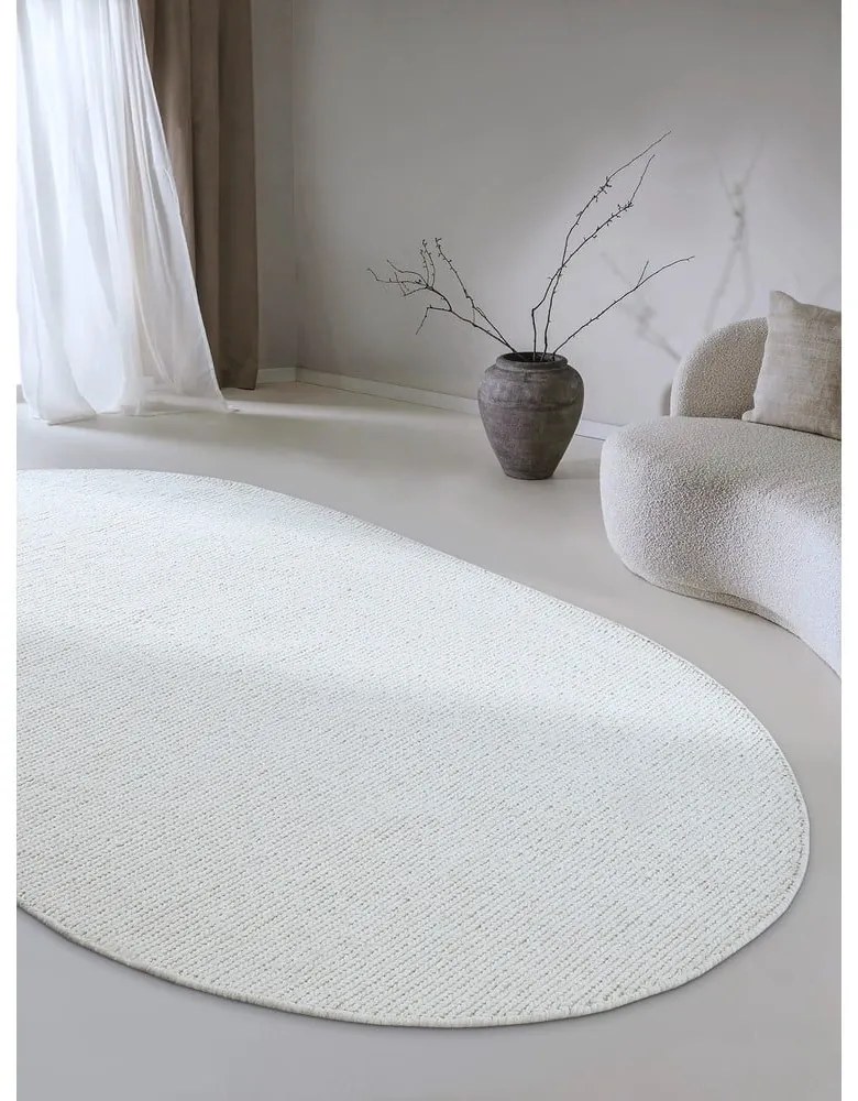 Biały wełniany dywan tkany ręcznie 160x230 cm Francois – Villeroy&amp;Boch