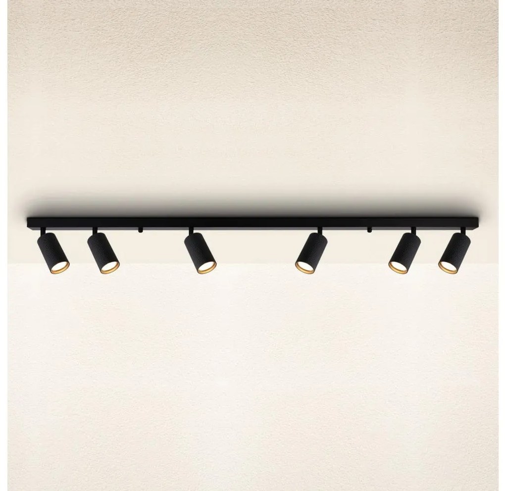 Brilagi - Oprawa punktowa SELE MODERN 6xGU10/30W/230V czarna