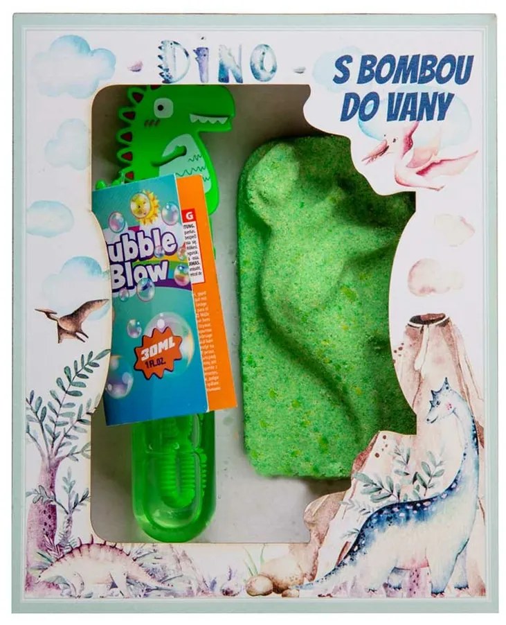 Bohemia Gifts Zestaw kąpielowy dla chłopców DINO