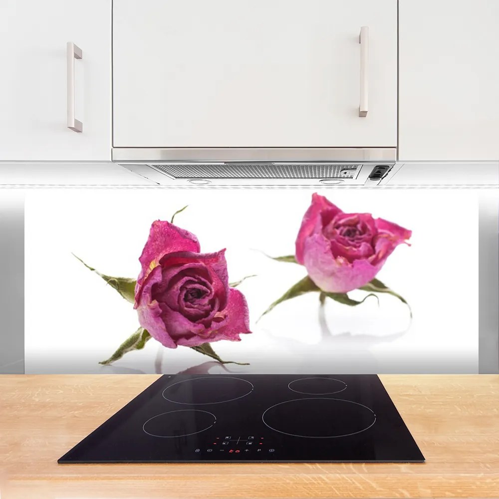 Panel Szklany Romantyczny Bukiet Róż