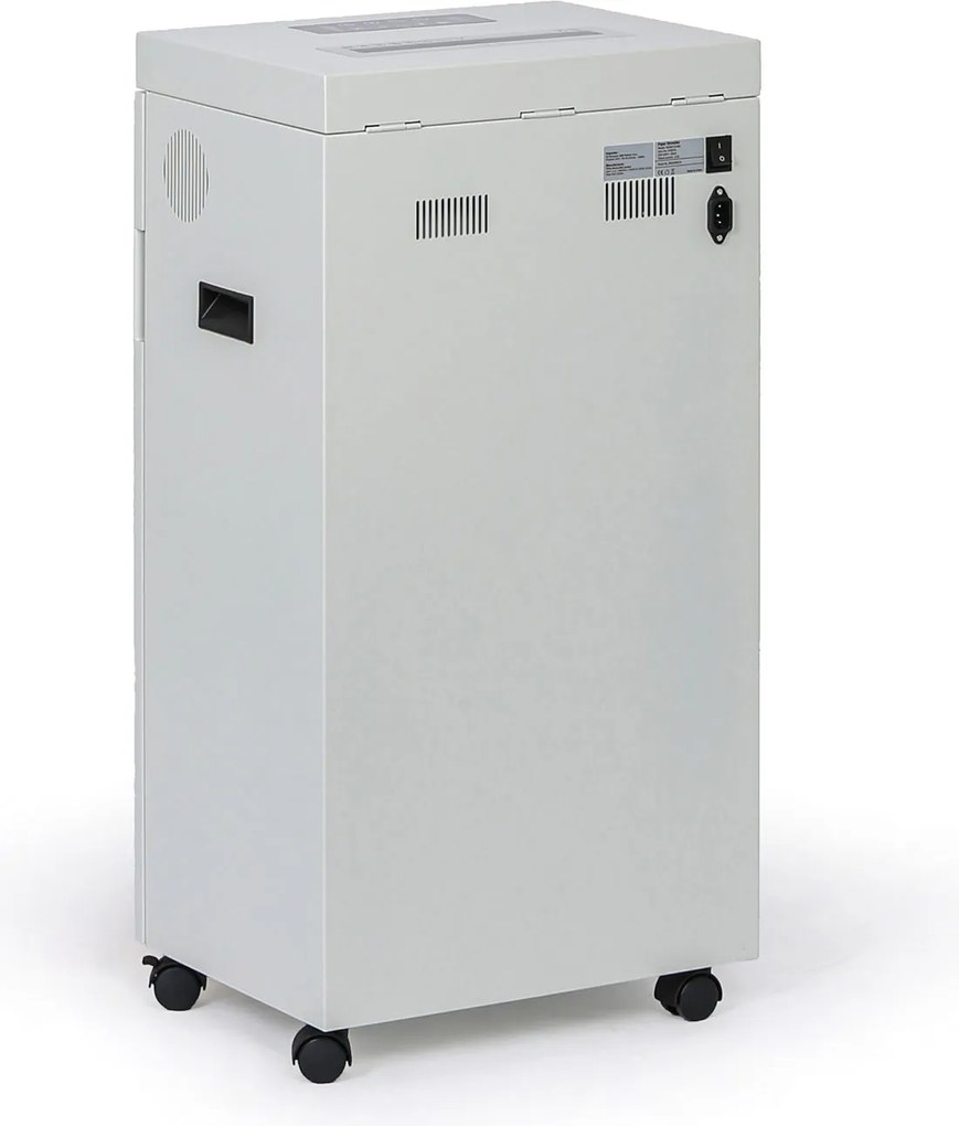 Niszczarka przemysłowa mikrościnkowa MDM215-60L, 15 arkuszy, 60 l, metalowa obudowa