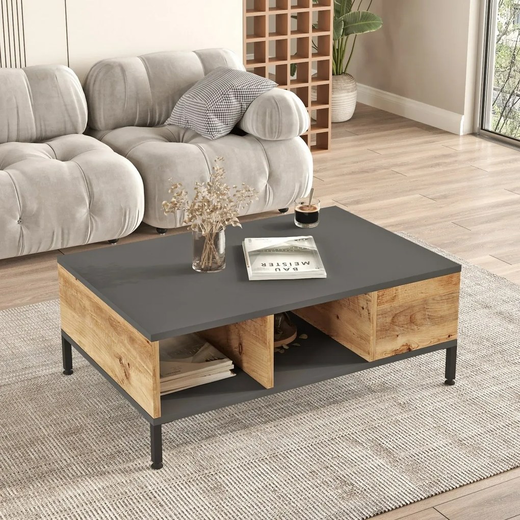 Stolik konferencyjny Role Anthracite and AtlanticPine
