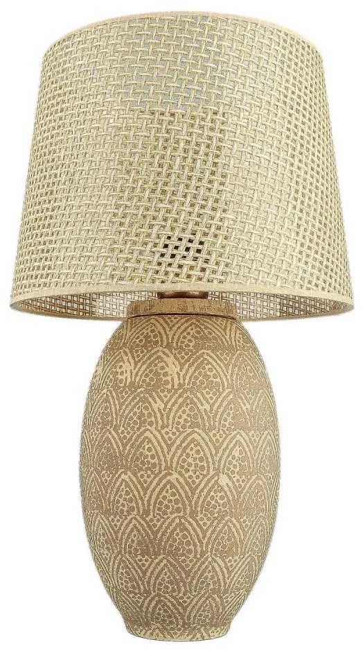 Lampa stołowa RAMZES 1xE27/40W/230V złota