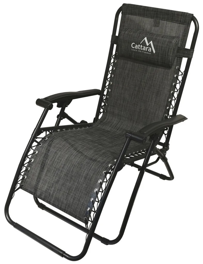 Cattara 13520 Składane leżak Alicante, antracyt,150 x 66 cm