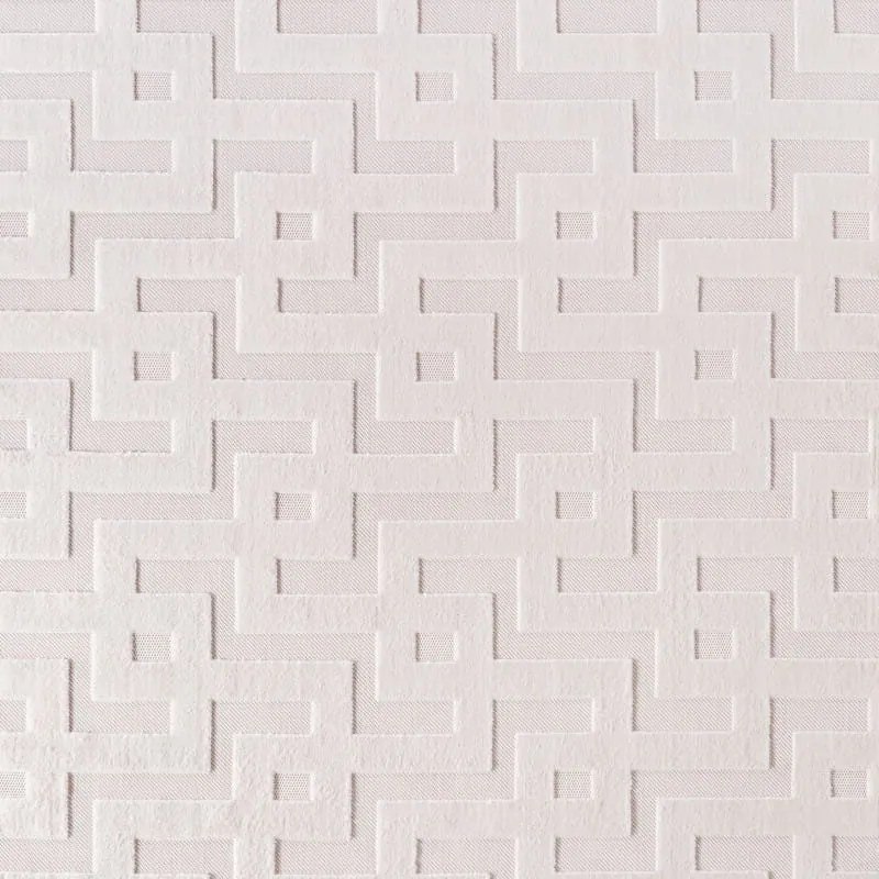Dywan nowoczesny Doha 3D kremowy ornament 80 cm x 150 cm